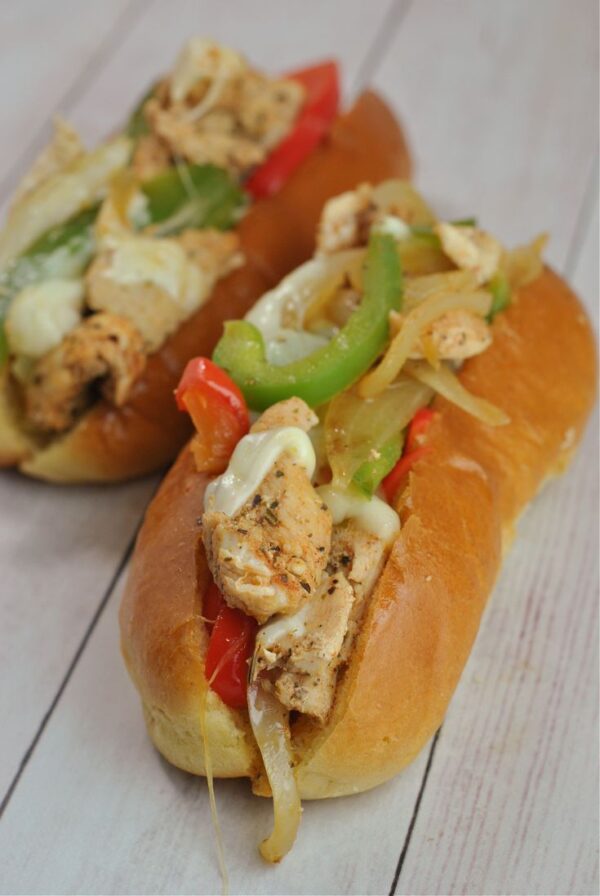 Desi Chicken Cheesesteak